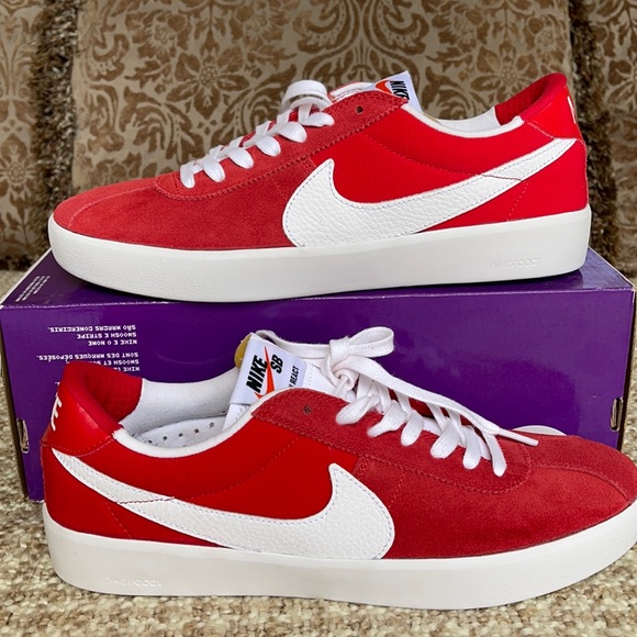 Nike SB Bruin React University Red/White Men’s - Picture 2 of 16
